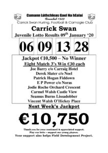 jan 9 lotto results